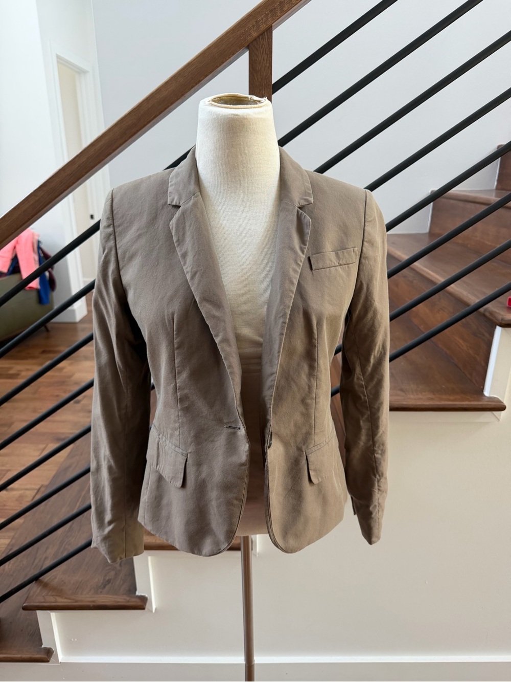 Loft Classic Women's Taupe Blazer Jacket